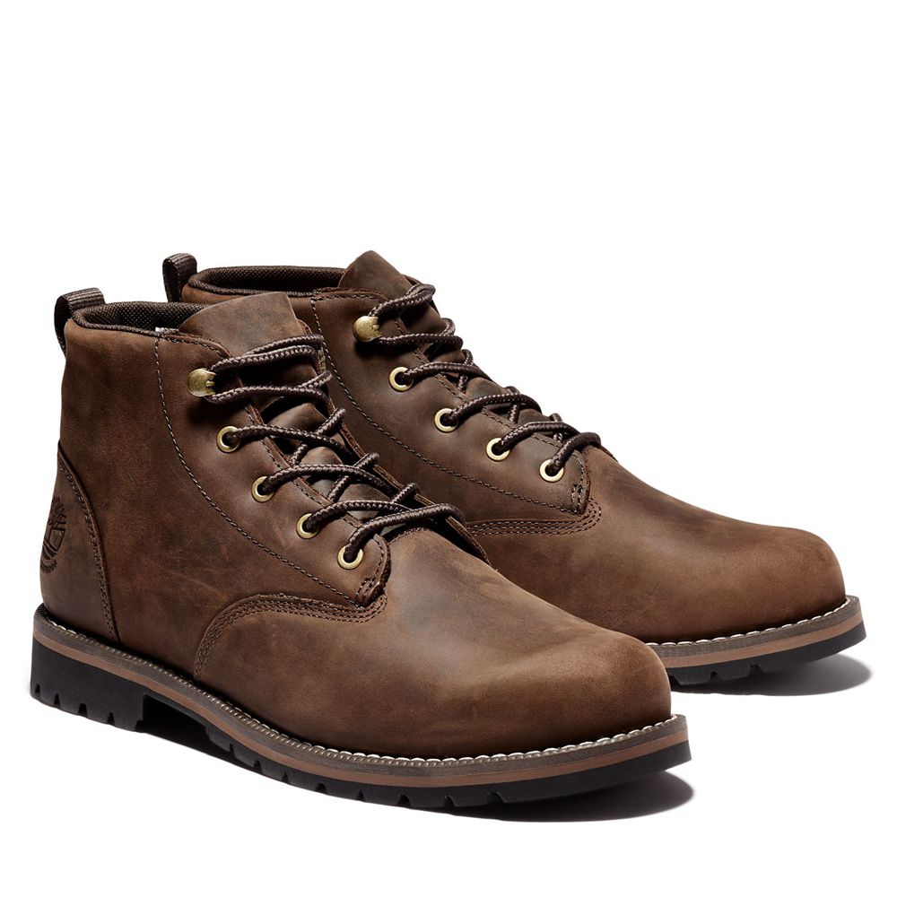 Timberland Mens Chukka Boots Redwood Falls Waterproof - Brown - India LN2105843